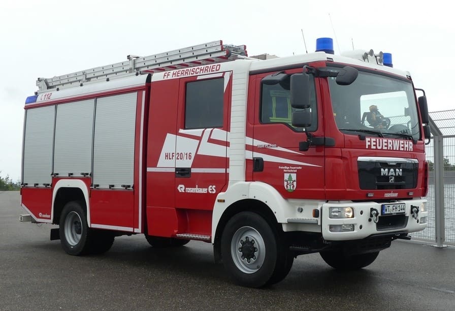 Das Hilfeleistungslöschgruppenfahrzeug HLF 20/16 der Abteilung Herrischried